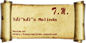 Tőkés Melinda névjegykártya